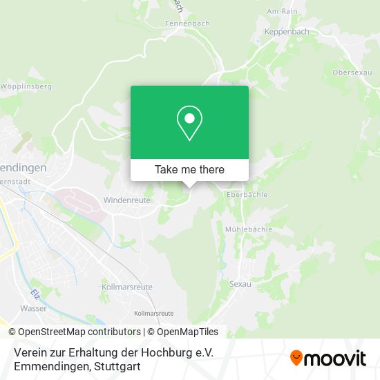 Verein zur Erhaltung der Hochburg e.V. Emmendingen map