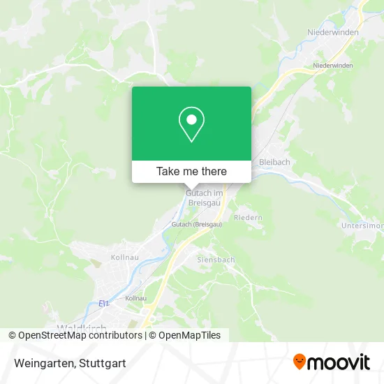 Карта Weingarten