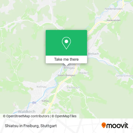 Карта Shiatsu in Freiburg