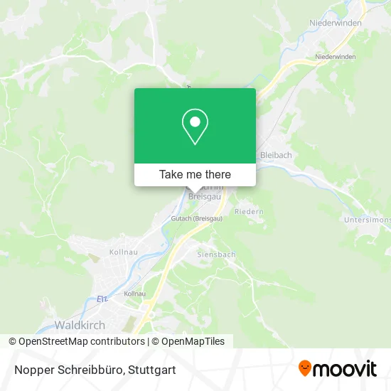 Карта Nopper Schreibbüro
