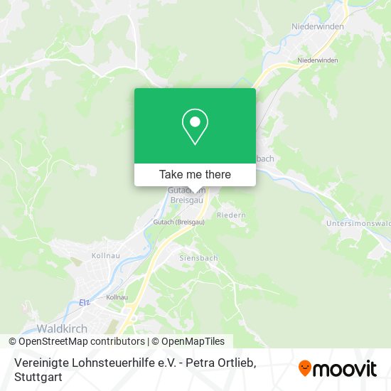 Vereinigte Lohnsteuerhilfe e.V. - Petra Ortlieb map