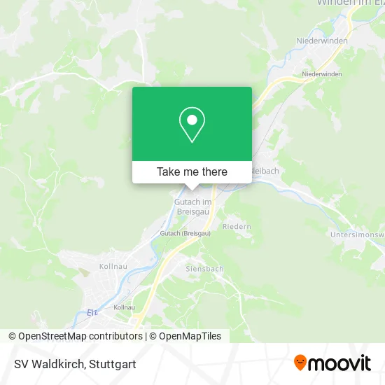 Карта SV Waldkirch