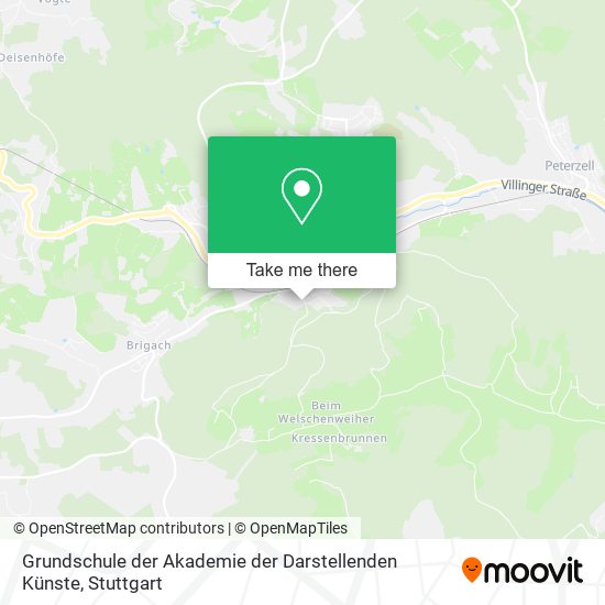 Карта Grundschule der Akademie der Darstellenden Künste