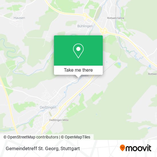 Gemeindetreff St. Georg map