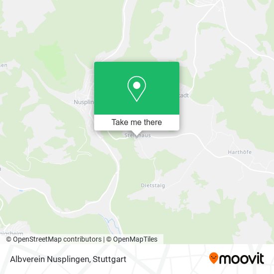 Карта Albverein Nusplingen