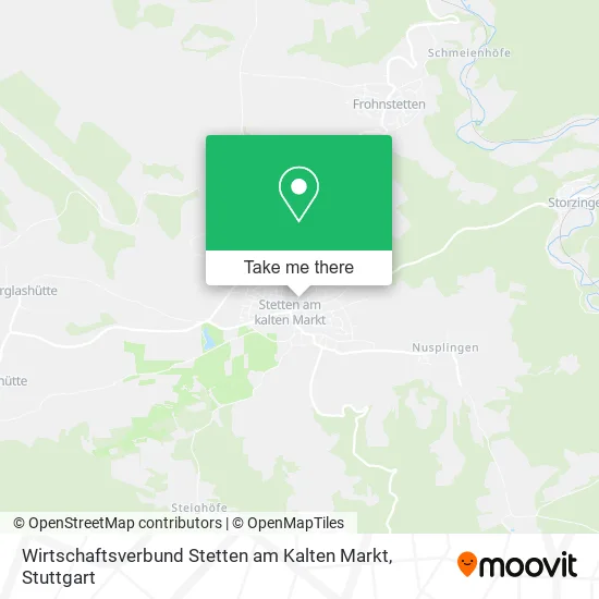 Карта Wirtschaftsverbund Stetten am Kalten Markt