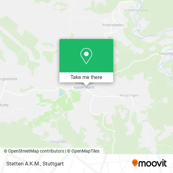Карта Stetten A.K.M.