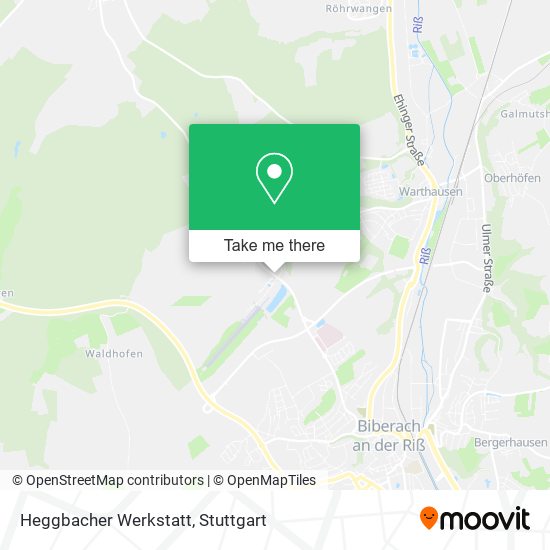 Heggbacher Werkstatt map