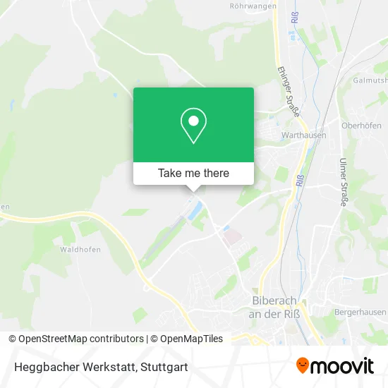 Карта Heggbacher Werkstatt