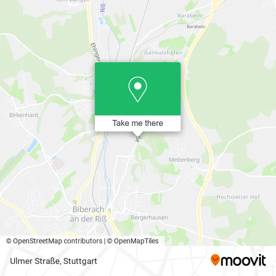 Карта Ulmer Straße