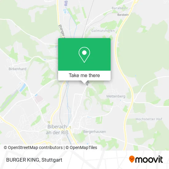 Карта BURGER KING