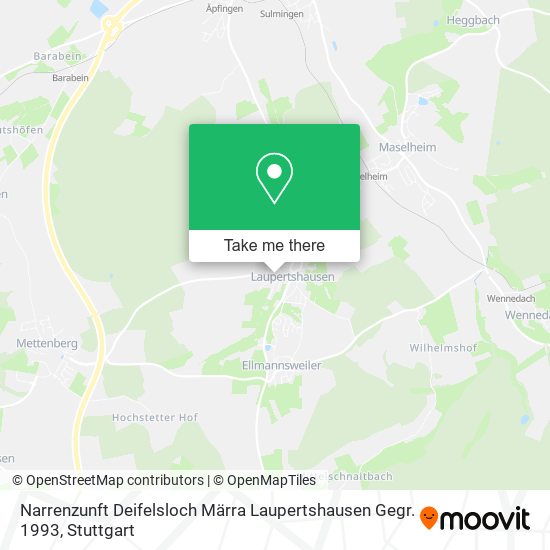Narrenzunft Deifelsloch Märra Laupertshausen Gegr. 1993 map