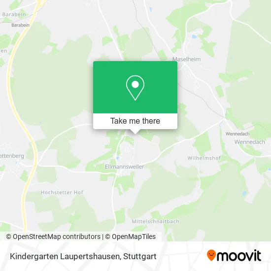 Карта Kindergarten Laupertshausen