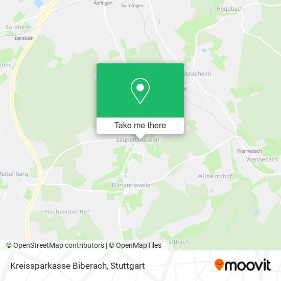 Kreissparkasse Biberach map