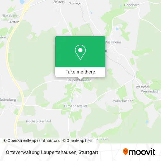 Карта Ortsverwaltung Laupertshausen