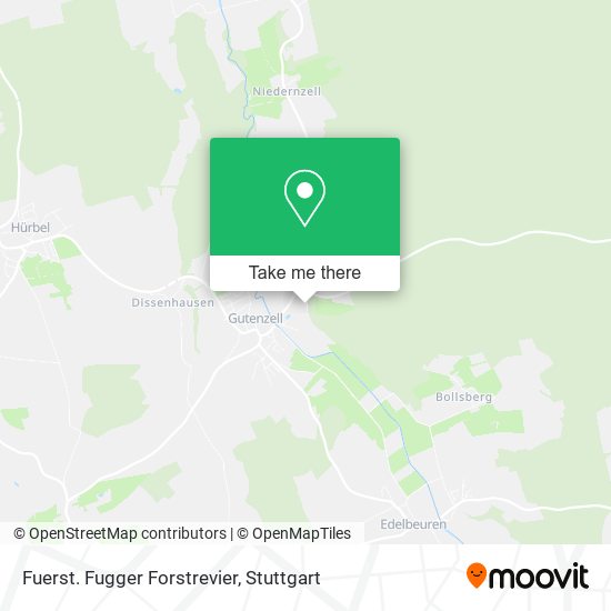 Fuerst. Fugger Forstrevier map