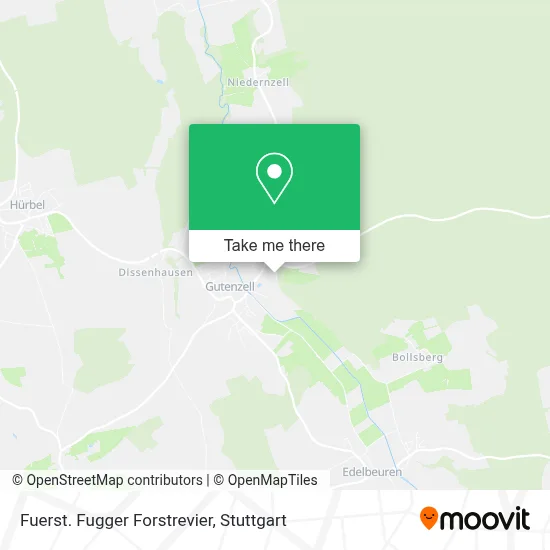 Fuerst. Fugger Forstrevier map