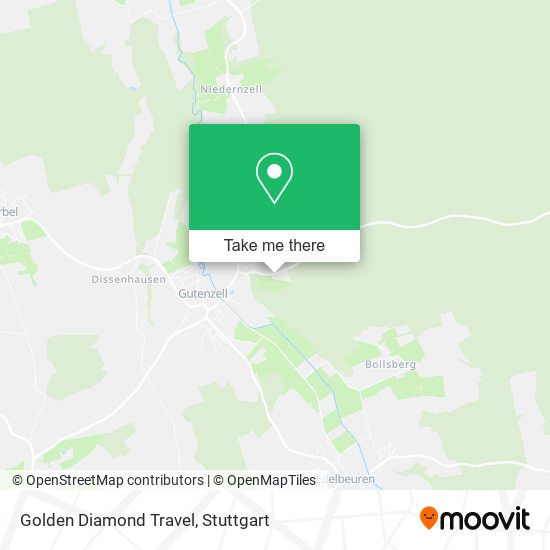 Golden Diamond Travel map