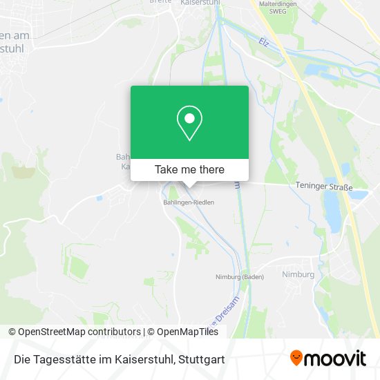 Die Tagesstätte im Kaiserstuhl map