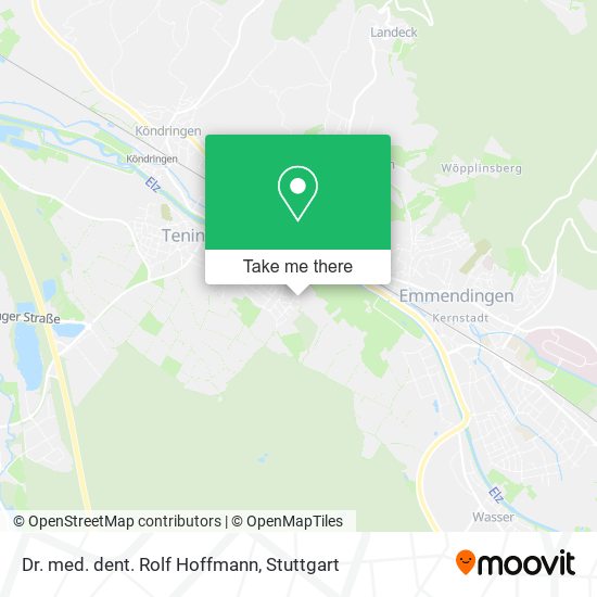 Dr. med. dent. Rolf Hoffmann map