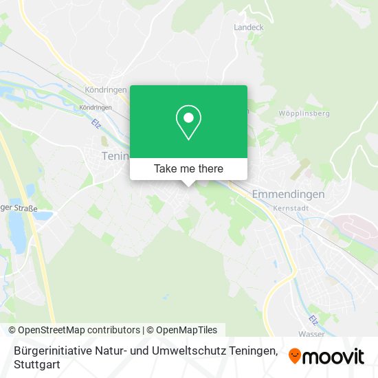 Bürgerinitiative Natur- und Umweltschutz Teningen map