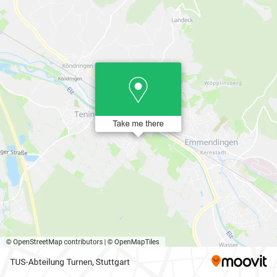 Карта TUS-Abteilung Turnen