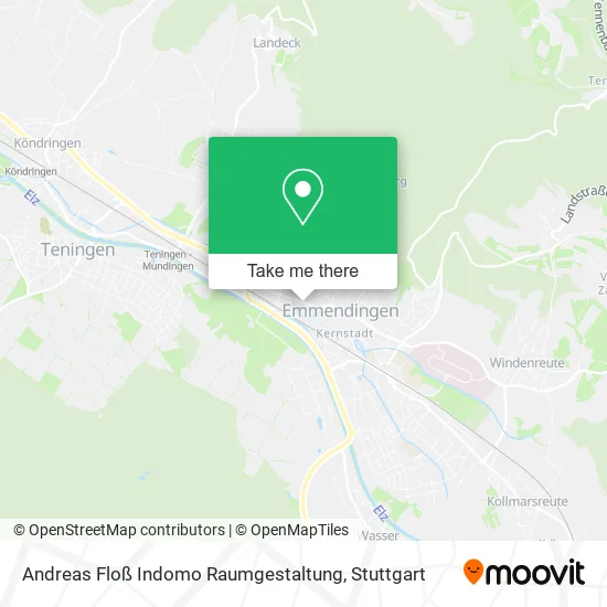Карта Andreas Floß Indomo Raumgestaltung