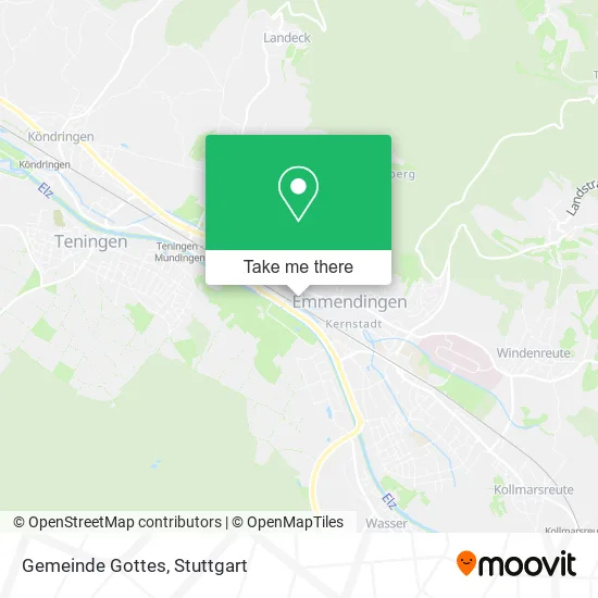Карта Gemeinde Gottes
