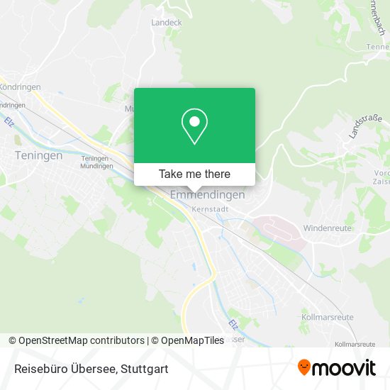 Карта Reisebüro Übersee