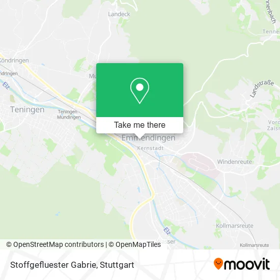 Карта Stoffgefluester Gabrie