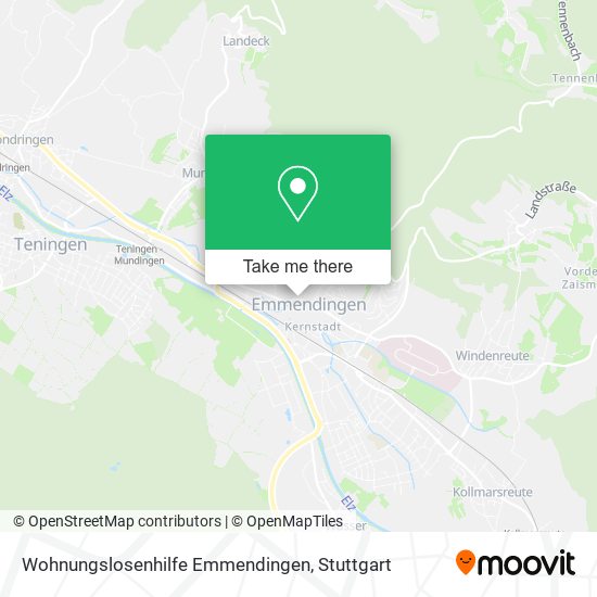 Wohnungslosenhilfe Emmendingen map