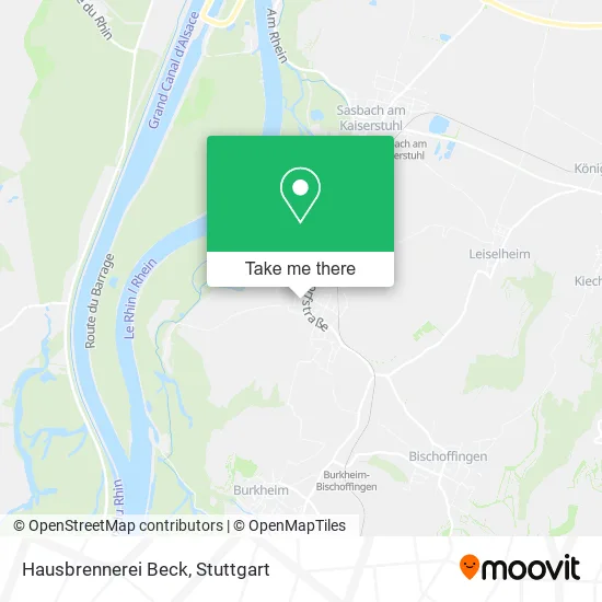 Карта Hausbrennerei Beck