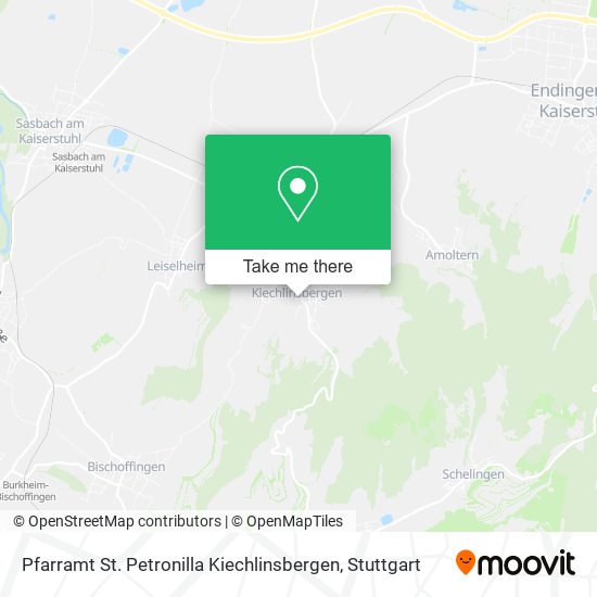 Карта Pfarramt St. Petronilla Kiechlinsbergen