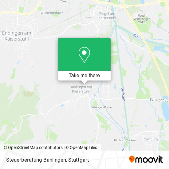 Карта Steuerberatung Bahlingen