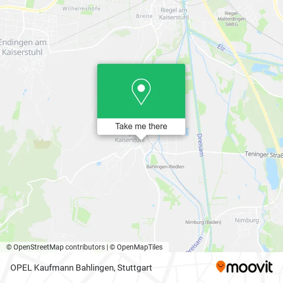 Карта OPEL Kaufmann Bahlingen