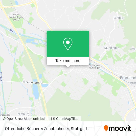 Карта Öffentliche Bücherei Zehntscheuer