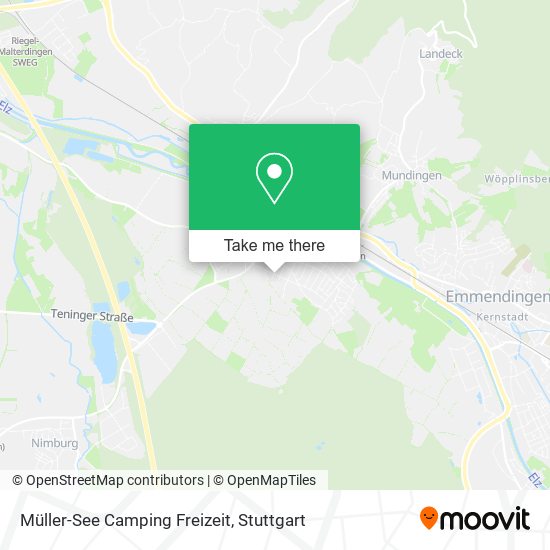 Müller-See Camping Freizeit map