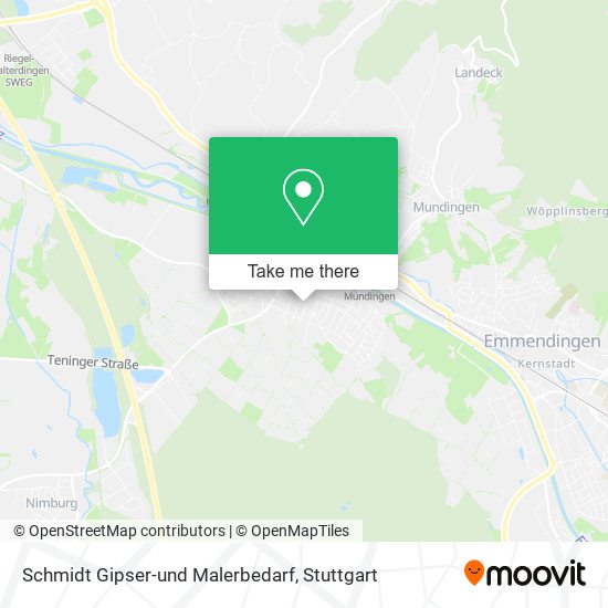Карта Schmidt Gipser-und Malerbedarf