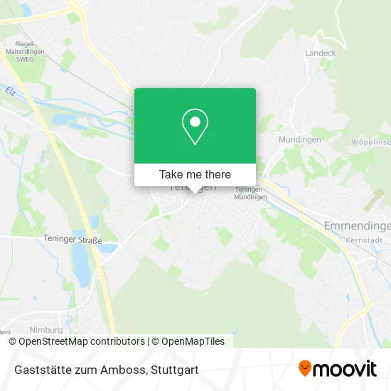 Карта Gaststätte zum Amboss