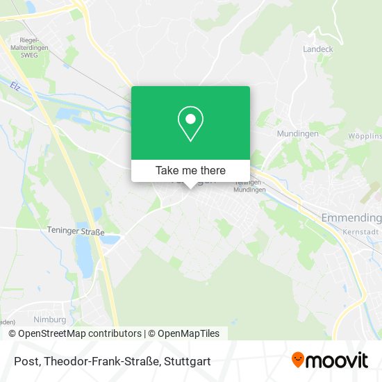 Карта Post, Theodor-Frank-Straße