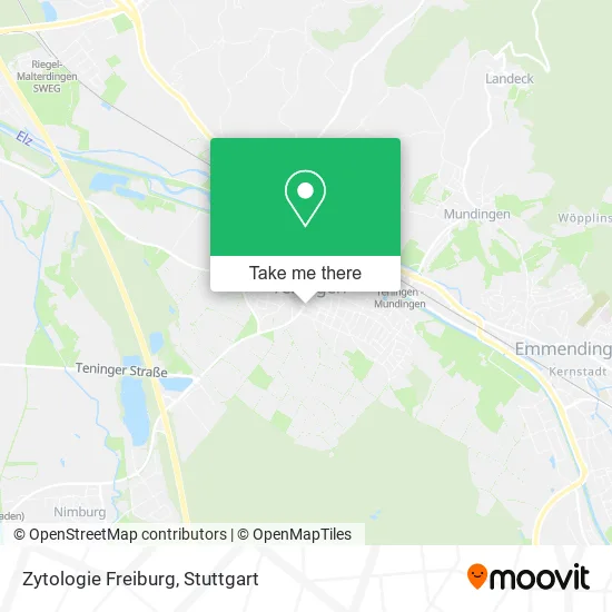 Карта Zytologie Freiburg