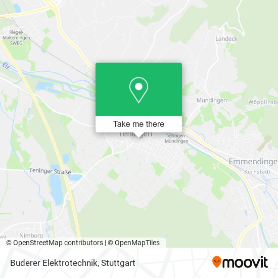 Карта Buderer Elektrotechnik