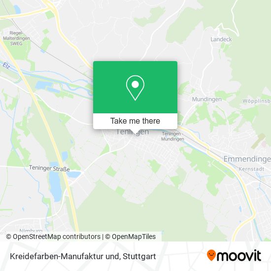 Kreidefarben-Manufaktur und map