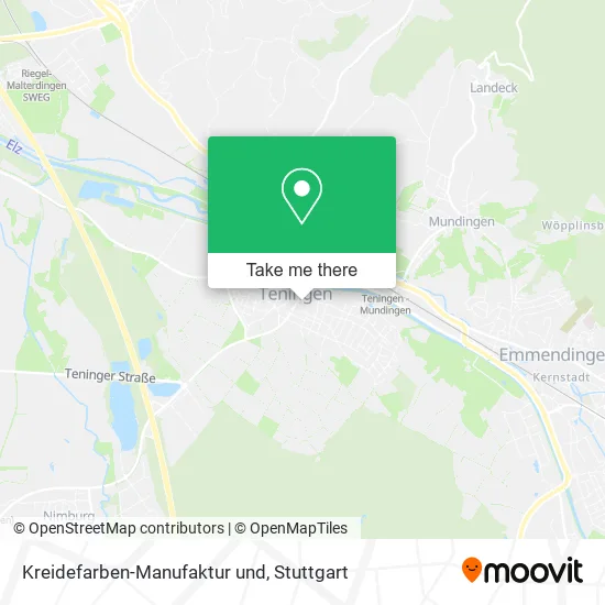 Карта Kreidefarben-Manufaktur und