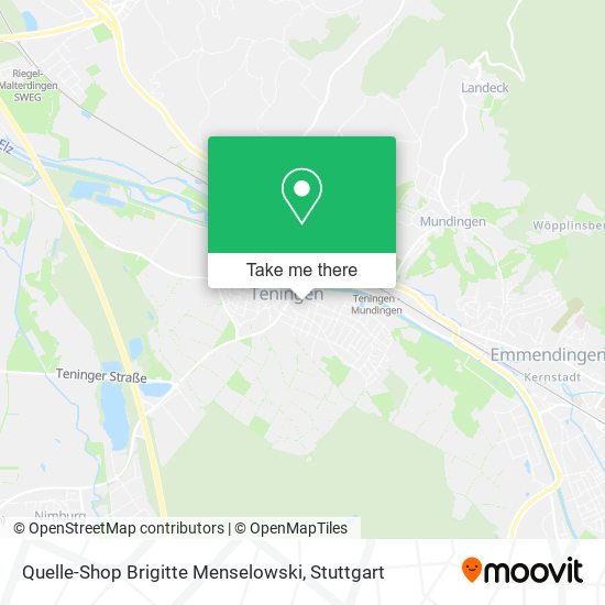 Карта Quelle-Shop Brigitte Menselowski