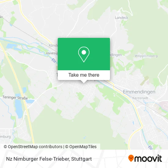 Карта Nz Nimburger Felse-Trieber
