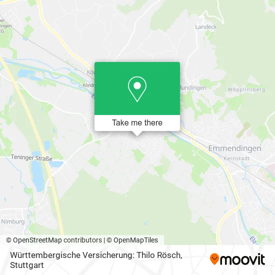 Карта Württembergische Versicherung: Thilo Rösch