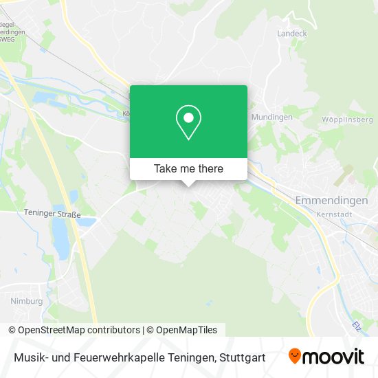 Musik- und Feuerwehrkapelle Teningen map