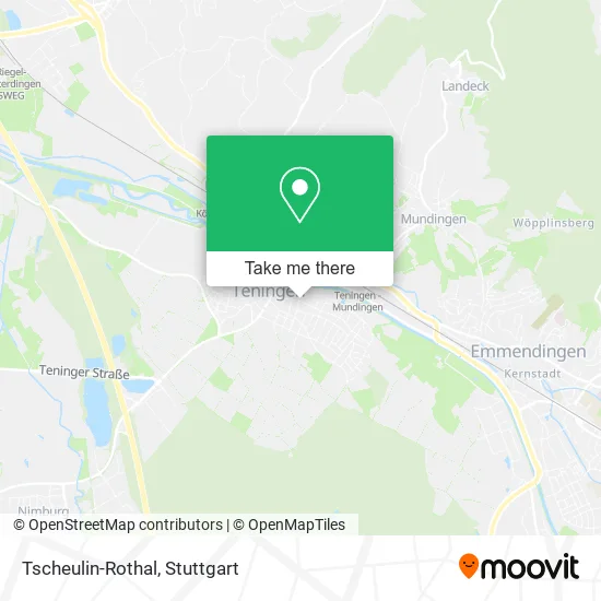 Карта Tscheulin-Rothal