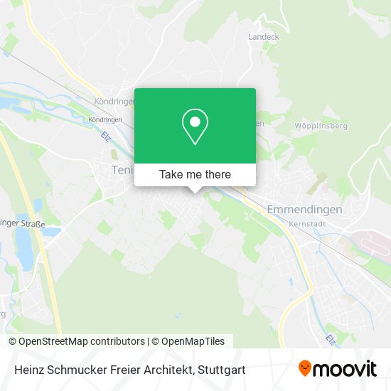Heinz Schmucker Freier Architekt map